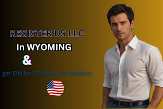 register your llc in wyoming with ein for us, non us residents