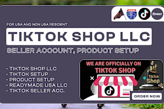 create usa llc tiktok shop for non usa resident