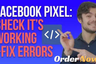 set up or fix facebook pixel, ga4, and google ads conversion tracking