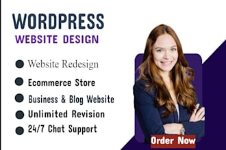 design, develop modern elementor pro wordpress business website as expert