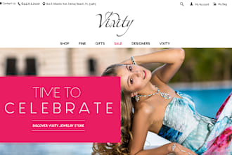 design jewelry website, jewelry shopify website, build ecommerce website shopify