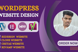 develop, modify, and maintain your wordpress website