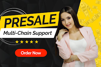 build presale, staking, airdrop, referral dapp on evm, bsc, solana, ton and sui