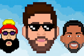 create crypto punk art nft, pixel art nft from your image