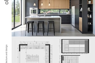 design your kitchen layout and 3d images