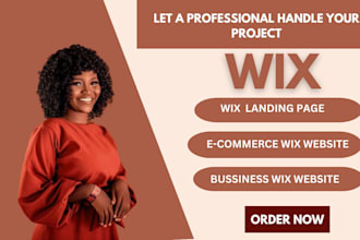 do wix website design or redesign, create landing page, ecommerce and bussiness