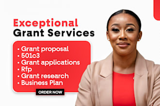 do grant research, grant proposal writing, 501c3 grant