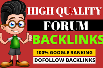 forum posting backlinks 90 high authority links