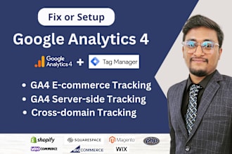 setup google analytics, ga4 ecommerce tracking, ga4 server side tracking via GTM