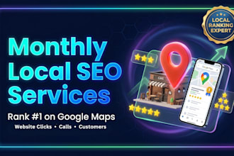 provide complete monthly local SEO services