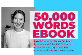 ghostwrite 30k words non fiction ebook ebook writer, book formatting copy editor