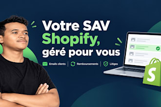 handle your shopify customer support in french, emails and sav