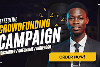 do crowdfunding  gofundme kickstarter indiegogo campaign promotion to backers