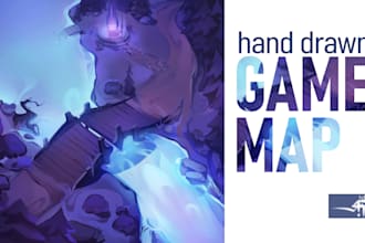 create hand drawn maps for your game, dnd and board games