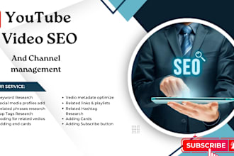 do youtube SEO for your videos growth, channel manager
