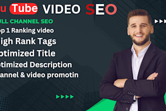 youtube channel SEO promotion expert professional