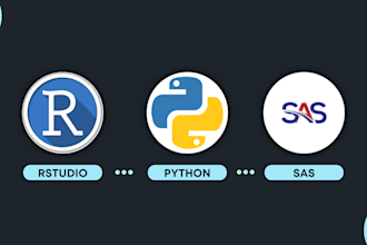 do data analysis, data science using rstudio, sas,python and rapidminer