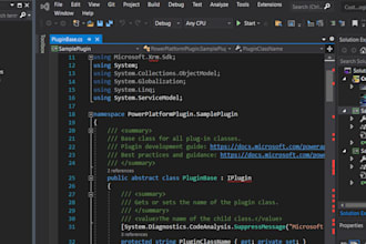 build csharp plugins for power apps