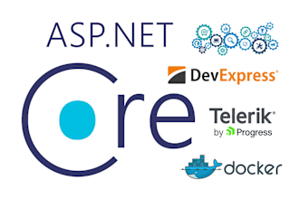 develop website using csharp aspdotnet core mvc, razor pages, blazor, devexpress