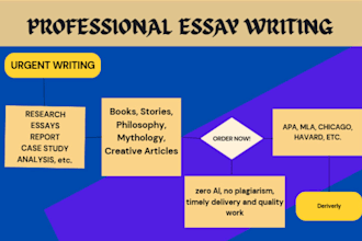 research and write books, stories, philosophy, mythology, and creative articles