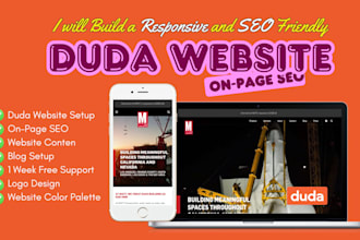 build duda website design duda website redesign duda landing page design