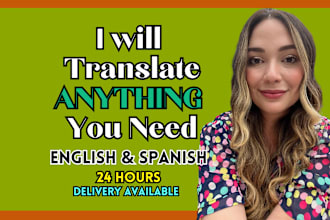 translate english to spanish