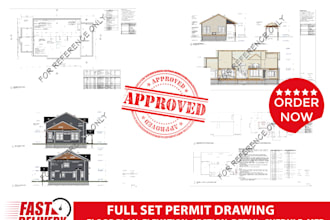 do complete architectural permit drawings chief architect