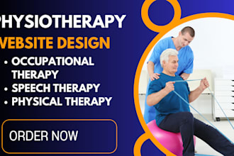 design physiotherapy website physical therapy physiology website fitness site