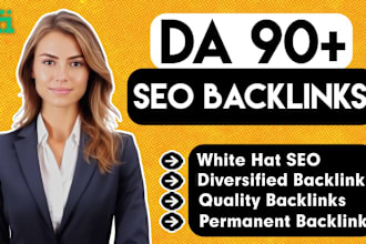 high da 90 plus dofollow SEO backlinks white hat contextual link building