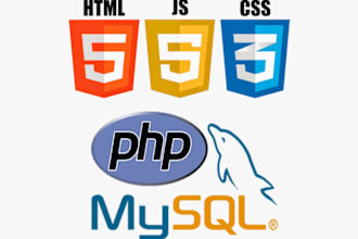 build fully custom PHP laravel codeigniter web apps