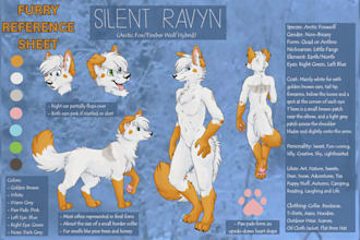furry ref sheet oc fursona character design furry art anthro feral wolf furry