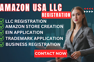 amazon llc USA store creation ecommerce business wyoming llc formation with ein