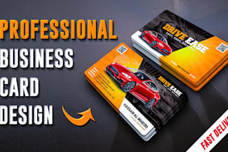 create premium custom business card design