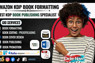 do amazon kdp book formatting, publishing, promotion amazon ads