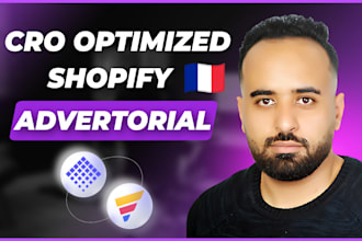 design cro optimized french shopify advertorial with gempages