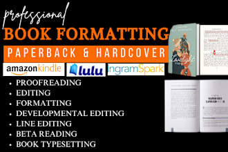edit, proofread and format your cookbook, fiction novel, biography, cooklet
