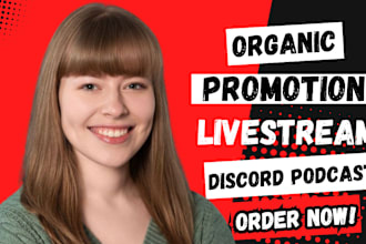 do tiktok live streaming promotion podcast discord promotion facebook marketing