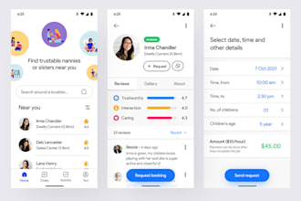 build babysitting app, baby daycare app, baby housesitting app with tracker, ai