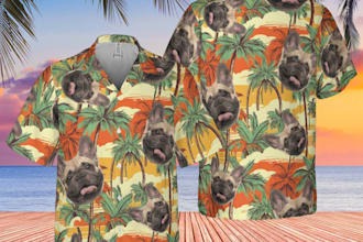create a floral tropical hawaiian shirt design for printify
