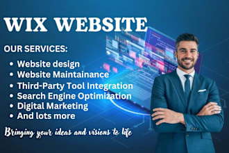design wix consultant website designer for wix consultant website redesign