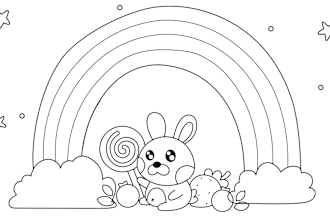 draw line art illustration for coloring book page amazon KDP
