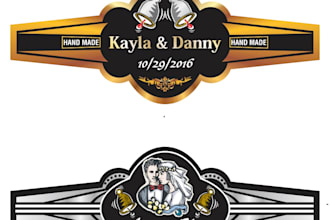 design premium cigar brands, labels, boxes, and logo