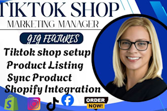 setuptiktok shop listing tiktok shop dropshipping tiktok marketing ads promotion
