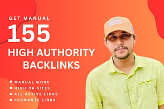 increase 155 high authority dofollow  backlinks