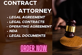 write legal agreement, contract, document, llc operating agreement service, nda