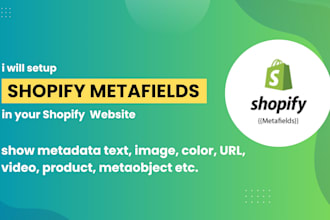 setup shopify metafields in your shopify website