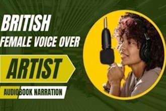 deliver british female voice over