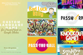 make a ready to play powerpoint or google slides game for your language class