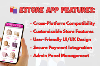 build a high quality flutter ecommerce app for android and ios