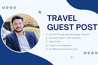 publish guest post on travel, lifestyle and tourism blogs